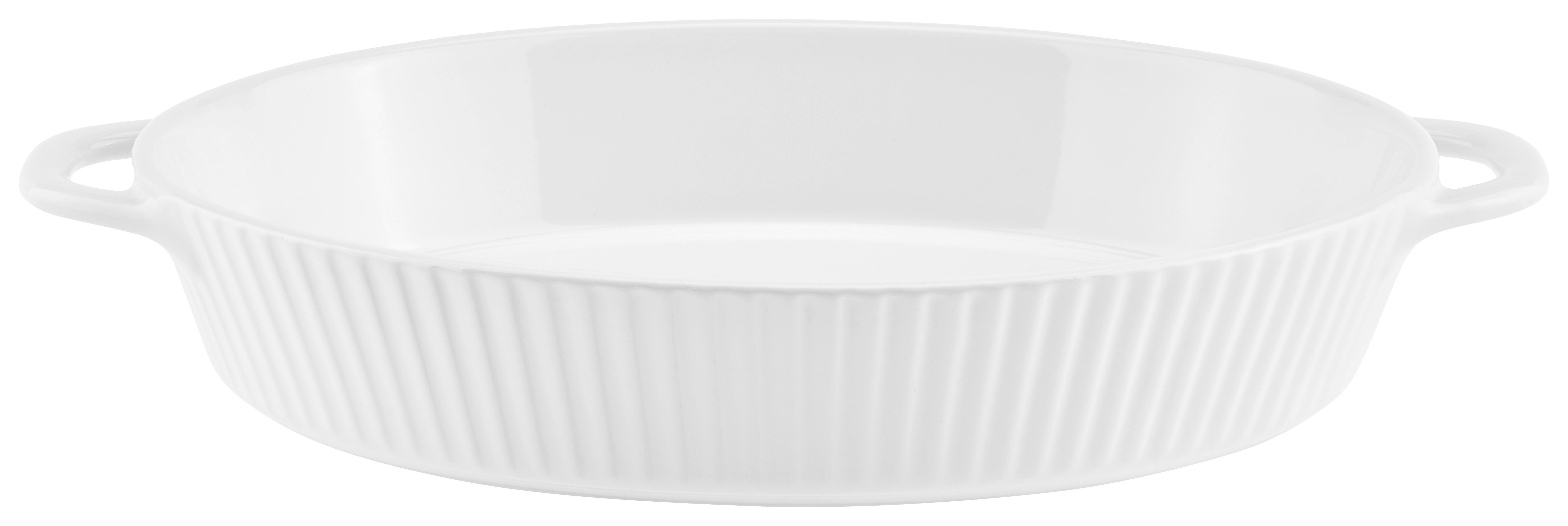 Sütőtál Gratin - fehér, Konventionell, kerámia (32/5,5/21,5cm) - James Wood