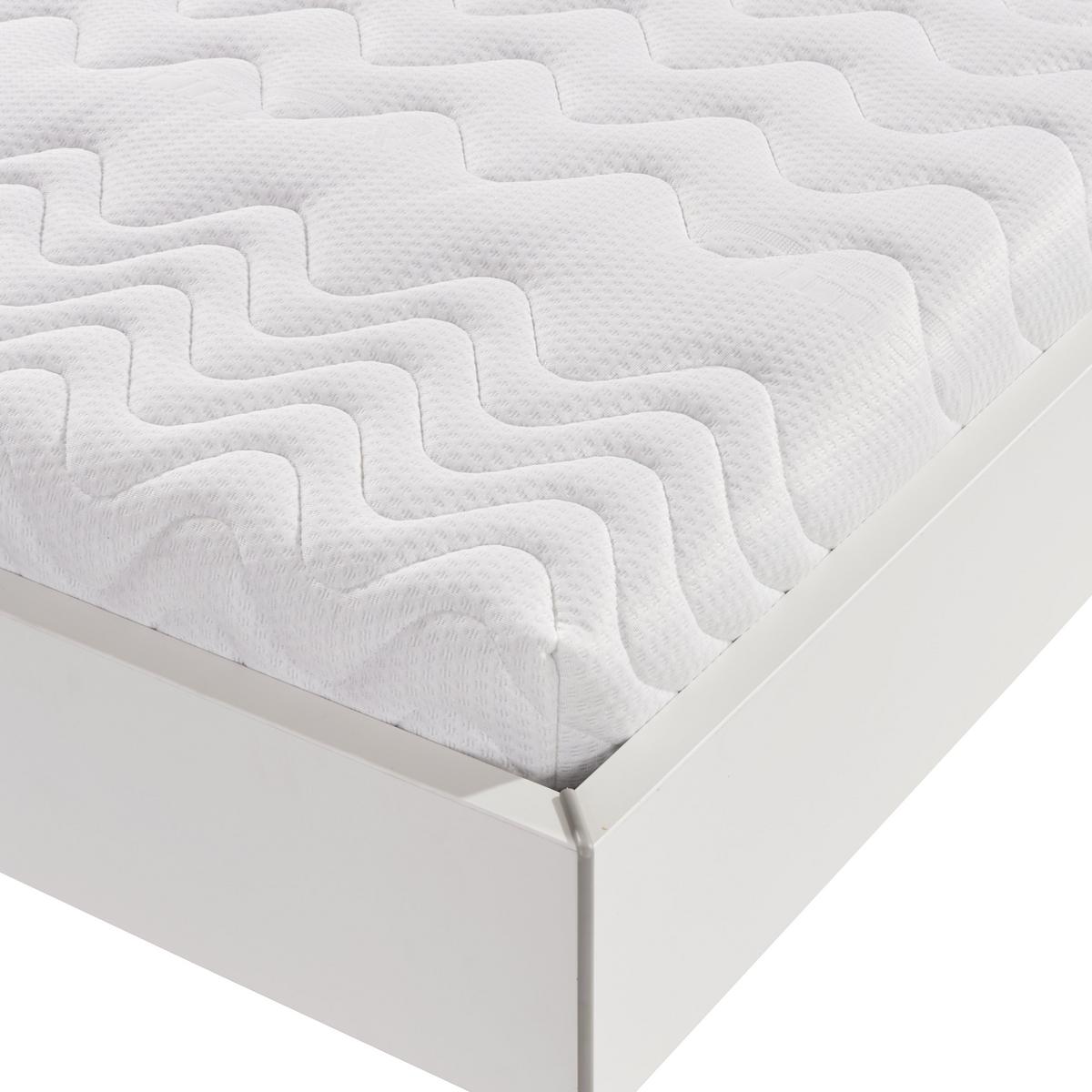Kaltschaummatratze Two In One 90x200 cm H2/H3 H: 20 cm - Weiß, MODERN, Textil (90/200cm) - Livetastic