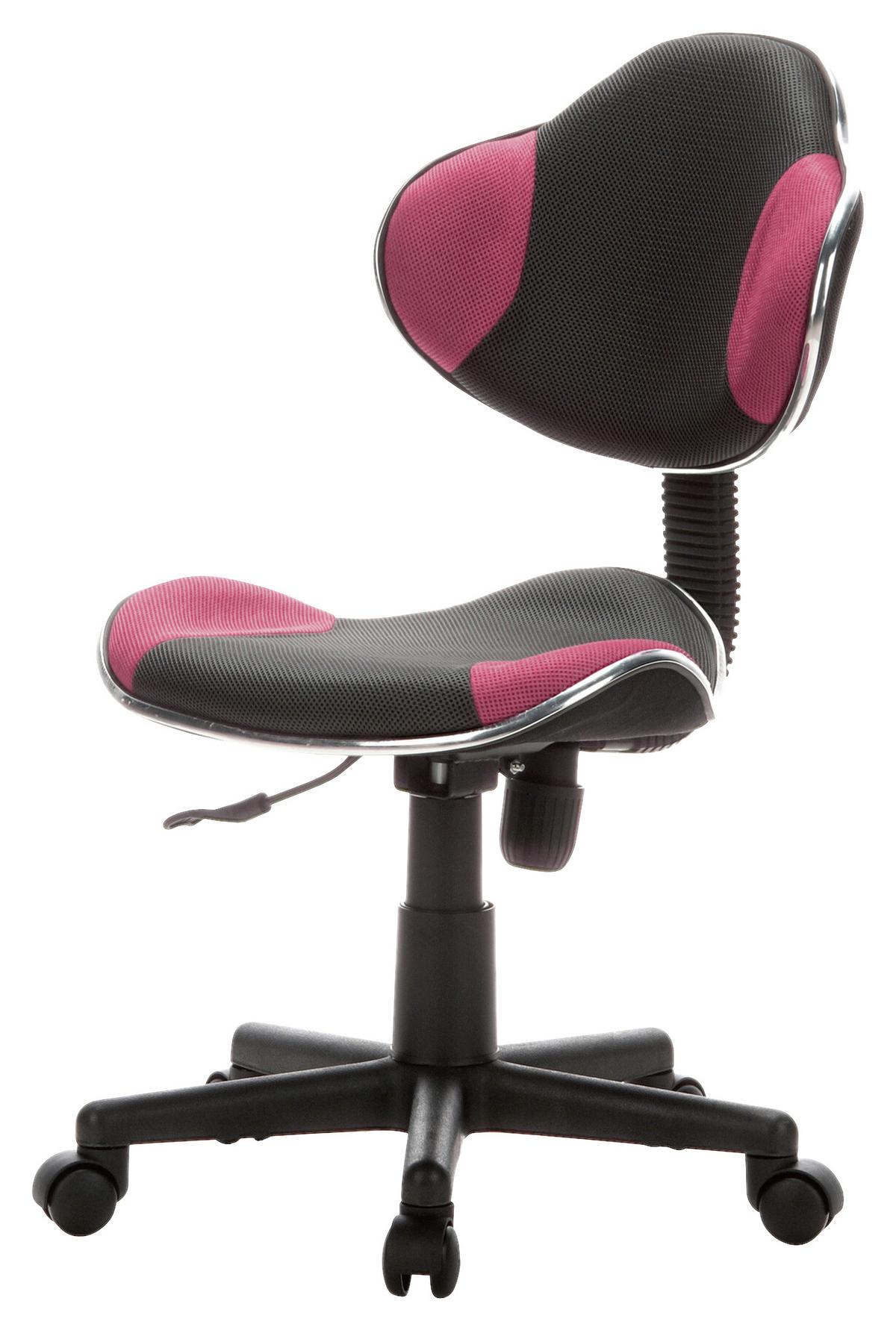 Jugenddrehstuhl Kiddy Gti 2 Pink/ Grau - Pink/Grau, Basics, Kunststoff (45/86-101/42cm) - MID.YOU