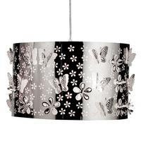 Pendelleuchte Chromfarben L: 35 Cm 22w - Chromfarben, Basics, Metall (35/35/130cm)