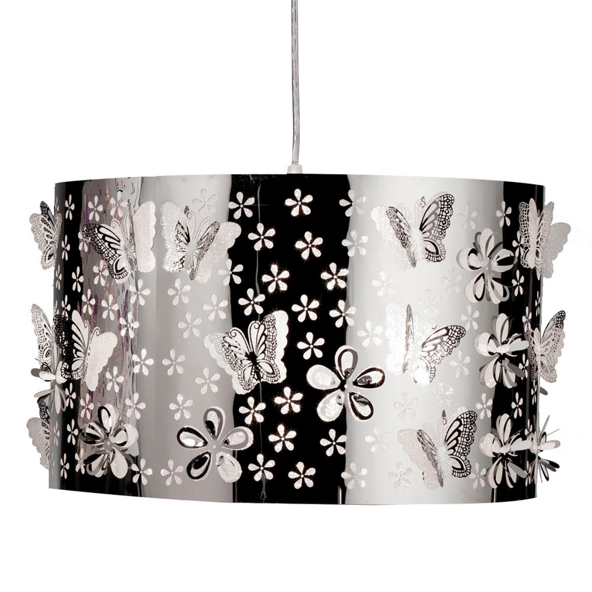 Pendelleuchte Chromfarben L: 35 Cm 22w - Chromfarben, Basics, Metall (35/35/130cm)