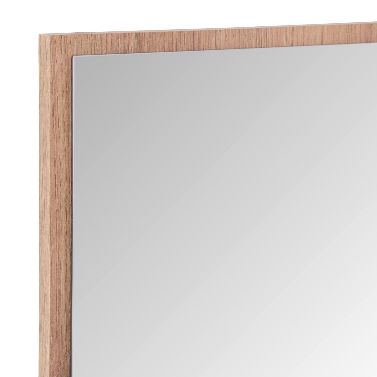 Spiegel Clever B: 70 cm - Eichefarben, MODERN, Glas/Holzwerkstoff (70/75/2cm)