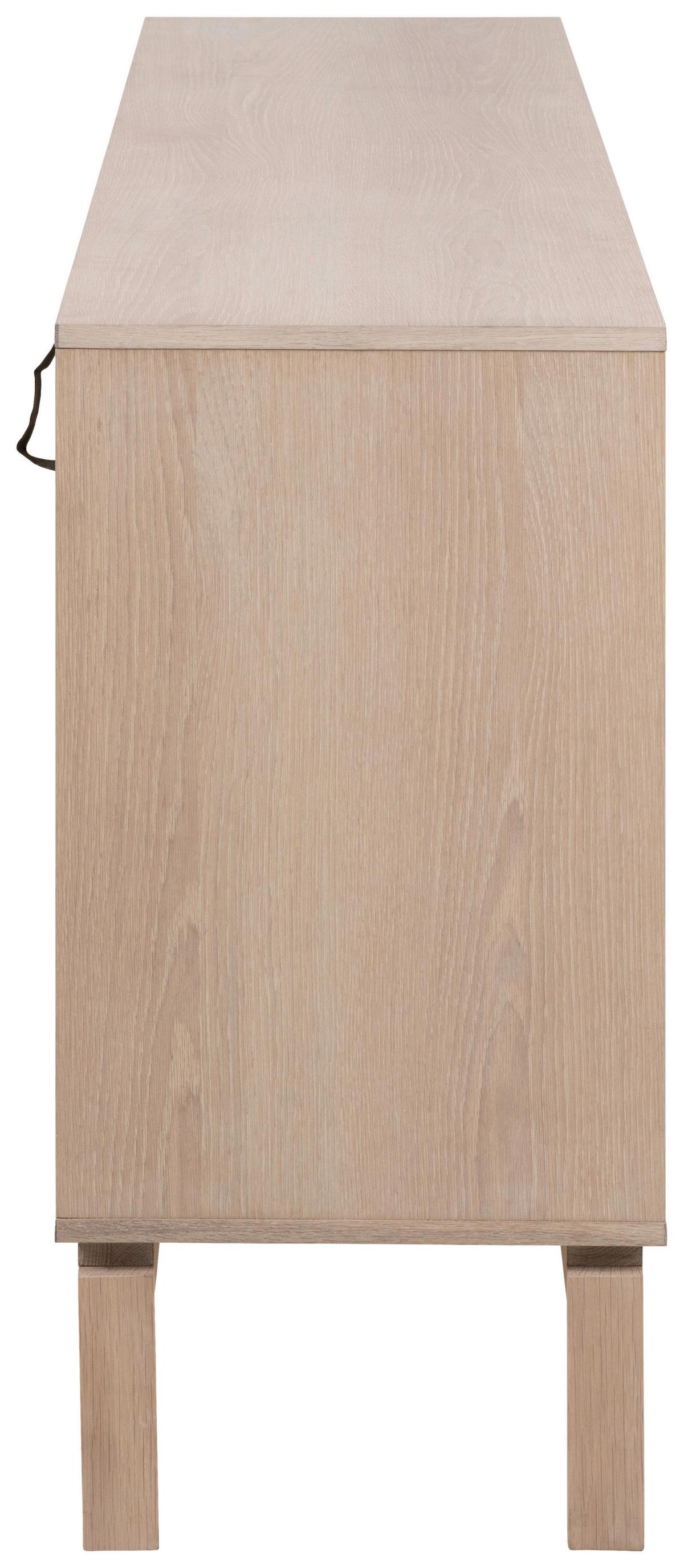 Široká komoda LINLEY dyha - biela/farba duba, Design, drevo/kompozitné drevo (180/80/40cm) - Livetastic