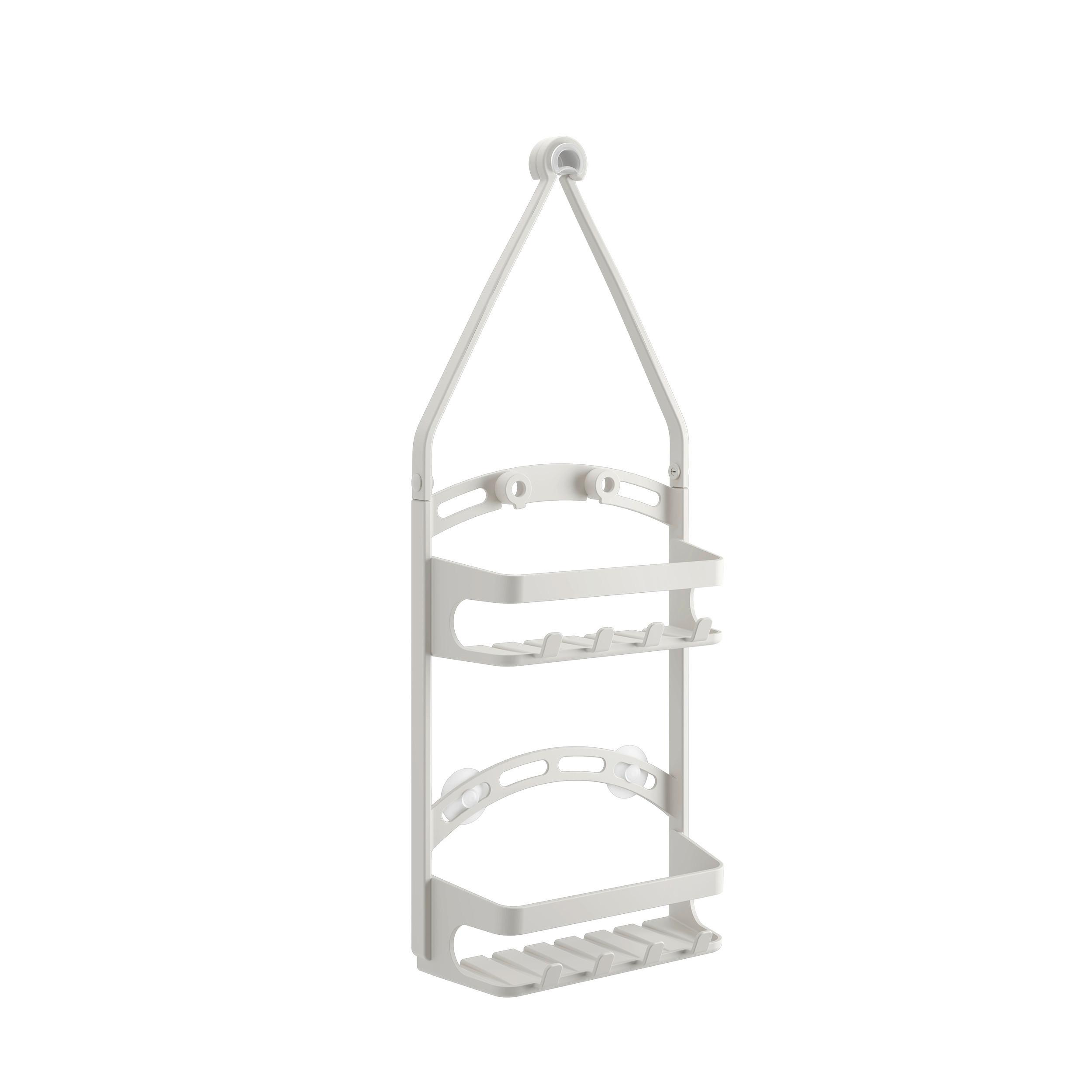 Duschregal Shower Flex - Greige, Basics, Kunststoff (26/12/71cm) - Metaltex