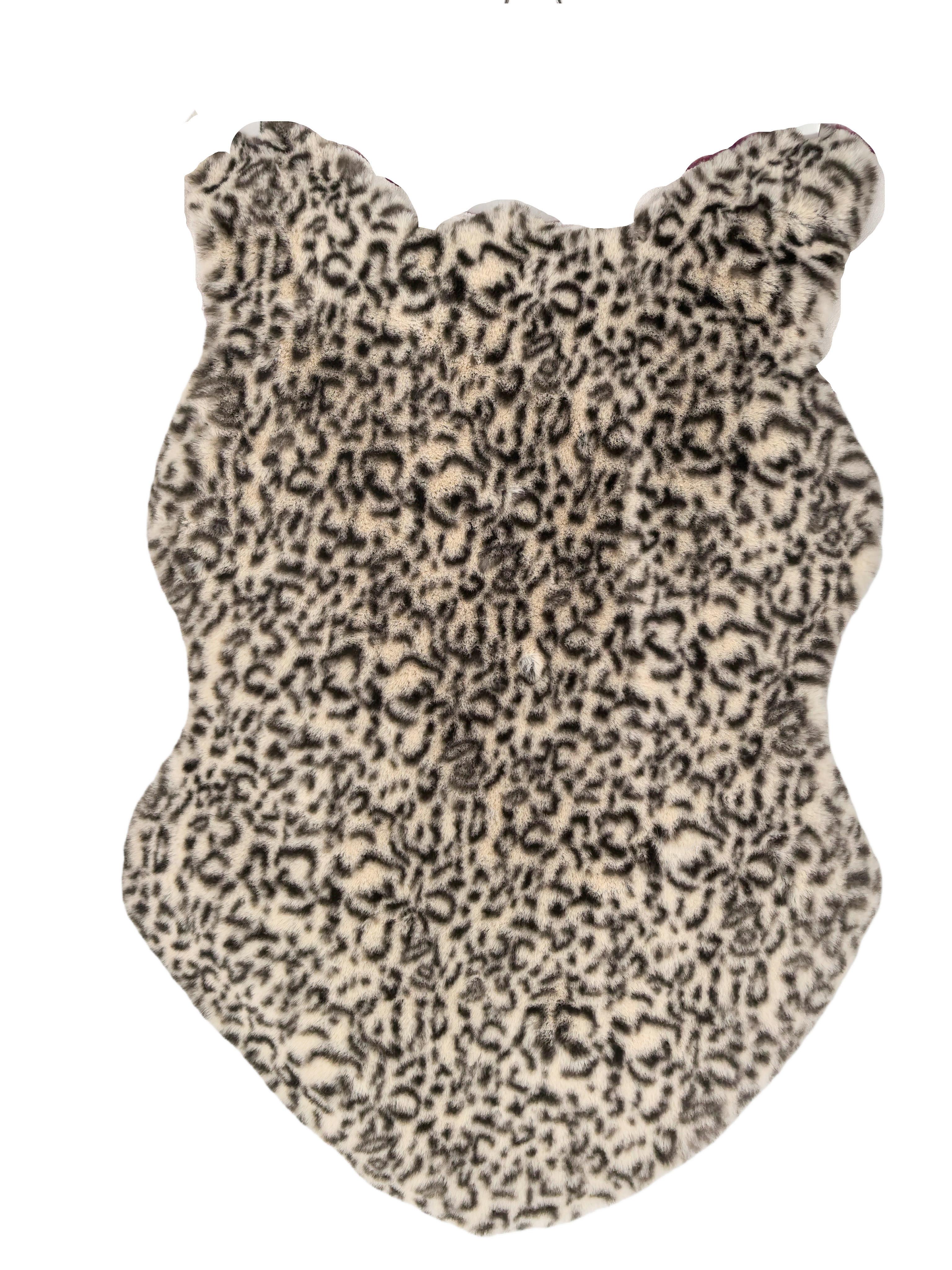 Kunstfell Braun Leo, Waschbar - Braun, ROMANTIK / LANDHAUS, Textil (90/60cm) - James Wood