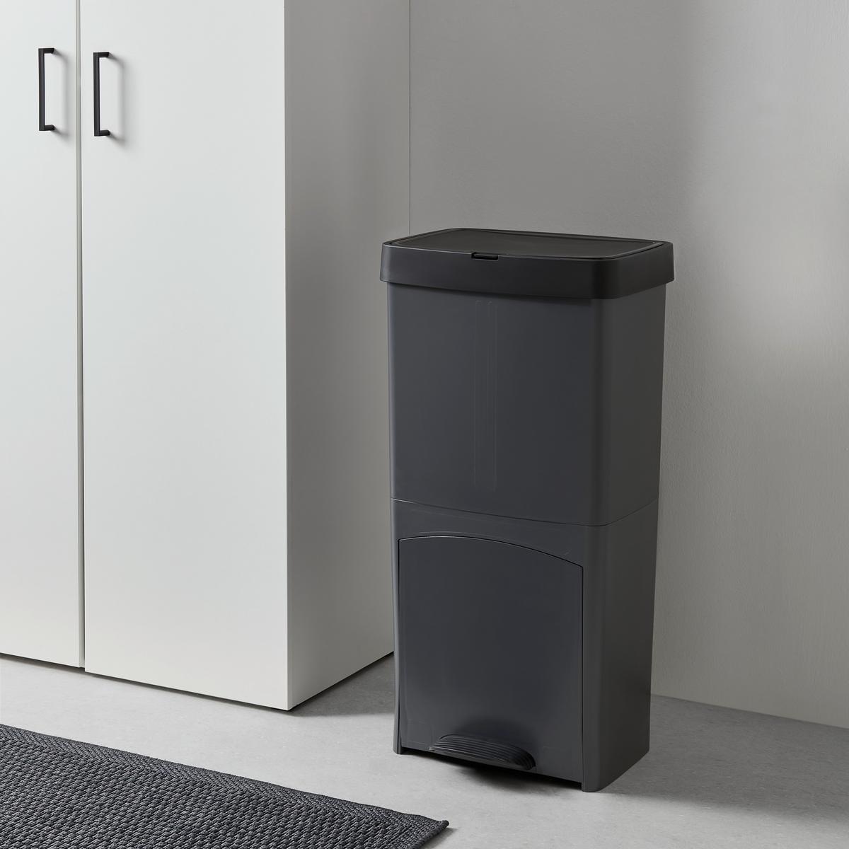 Nášlapnáý odpadkový kôš RECYCLE  - 70L - Konventionell (39/77/29cm) - Mömax