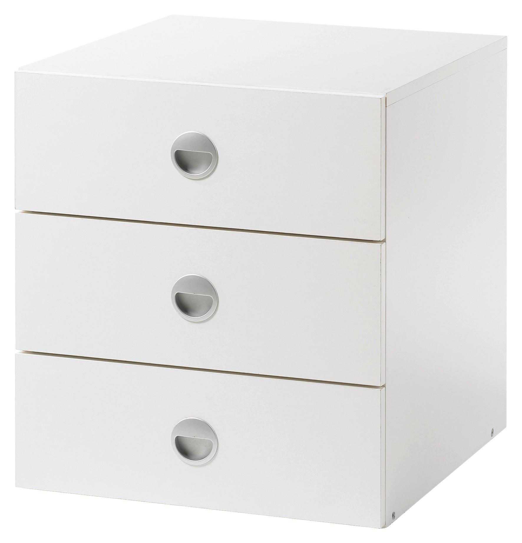 Schubkasteneinsatz Liam - Weiß, KONVENTIONELL, Holzwerkstoff (44/49/48,5cm)