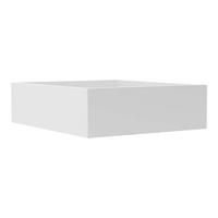 ZÁSUVKA UNIT - biela, Modern, kompozitné drevo (42,4cm) - Ondega