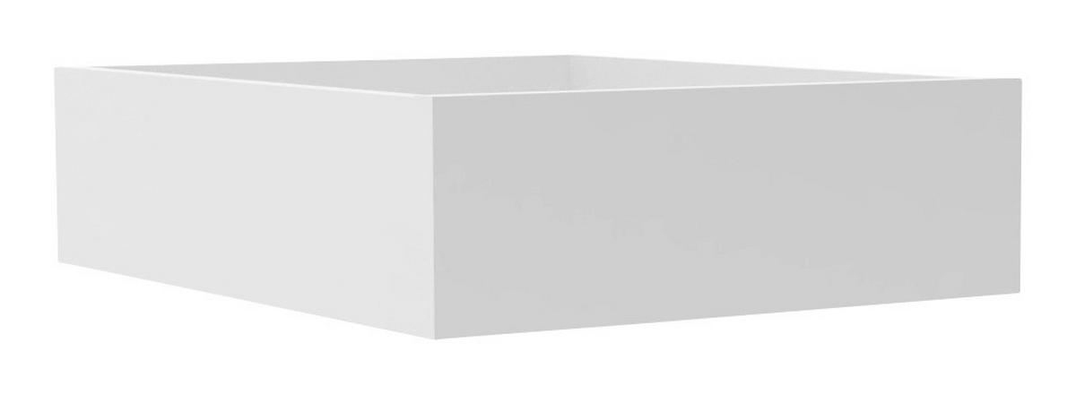 ZÁSUVKA UNIT - biela, Modern, kompozitné drevo (42,4cm) - Ondega