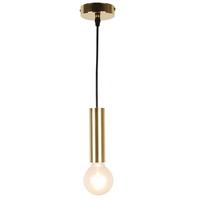 PENDELLEUCHTE 50101034 DALLAS - Goldfarben/Schwarz, KONVENTIONELL, Metall (10/10/110cm)