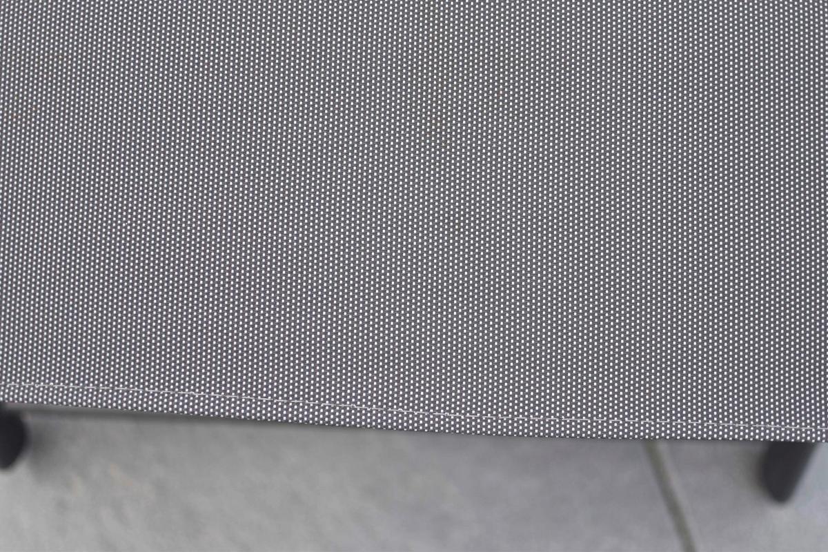 Gartenliege Deckchair Aus Stahl, Klappbar - Graphitfarben/Grau, KONVENTIONELL, Textil/Metall (64/87/140cm) - Gardenson