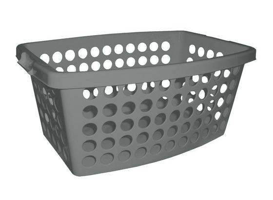 Ruháskosár Carmen - Szürke, konvencionális, Műanyag (56/39/22cm) - Plast 1 Ruháskosár Carmen - Szürke, konvencionális, Műanyag (56/39/22cm) - Plast 1
