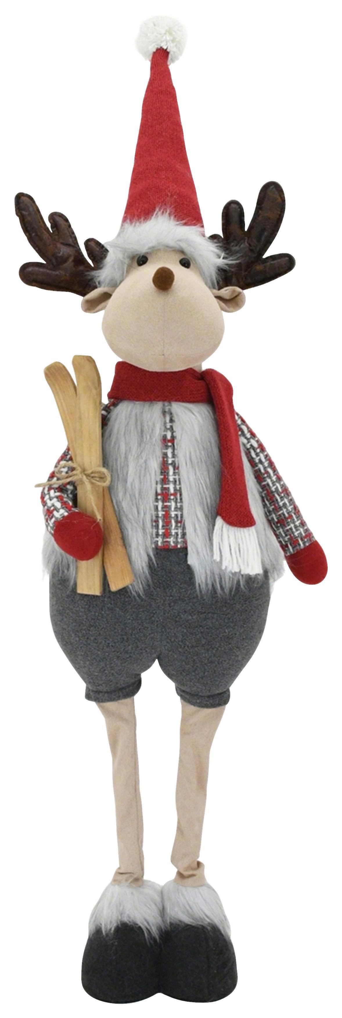 Skřítek MARLO - šedá/béžová, Konvenční, kov/textil (32/98/21cm) - Mömax
