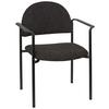 Besucherstuhl Xt 700 Schwarz/dunkelgrau Bis 120 Kg - Dunkelgrau/Schwarz, Basics, Kunststoff/Textil (55/84/42cm) - MID.YOU