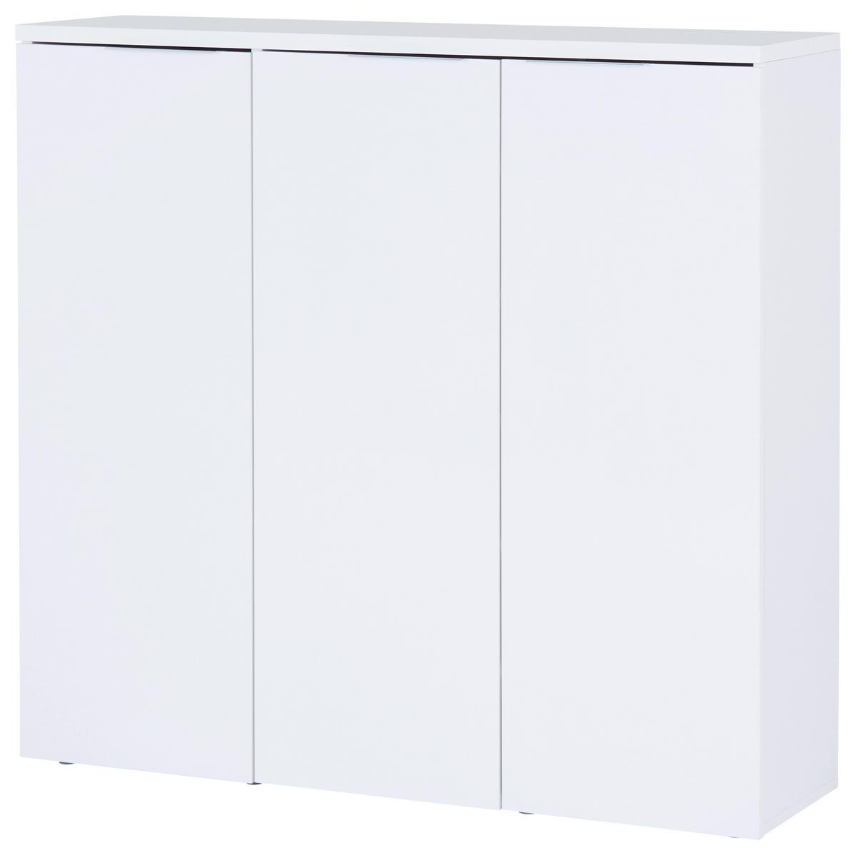 Cipősszekrény Split 2 - fehér, Modern, fa (120/115/34cm) - Luca Bessoni