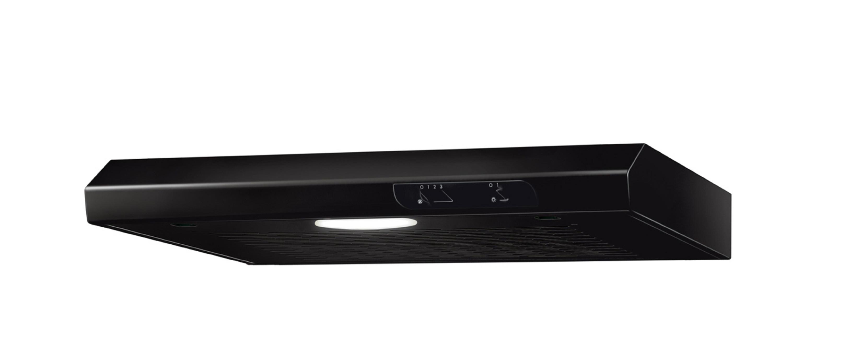 Dunstabzugshaube Respekta Suna 60 cm - Schwarz, Trend, Metall (60/7,6/47cm) - Respekta