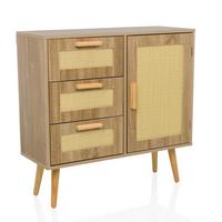 Sideboard Stryn Hellbraun B: 80 Cm - Hellbraun, MODERN, Holzwerkstoff (80/78/32,5cm) - MID.YOU
