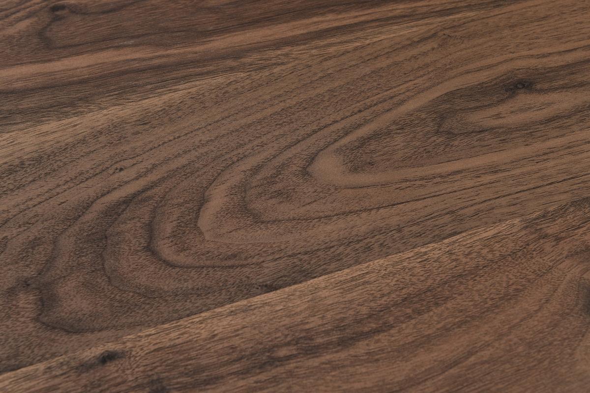 Esstisch Edda Walnussfarben L: 180 cm - Walnussfarben, Basics, Holzwerkstoff (180/90/75cm) - Livetastic