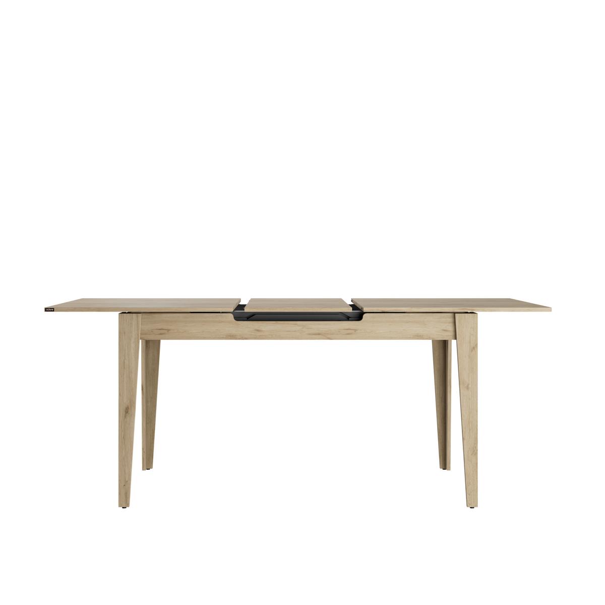 Esstisch ausziehbar Andorra 140-180x75x80 cm Eiche - Eiche Artisan, KONVENTIONELL, Holz (140-180/75/80cm)