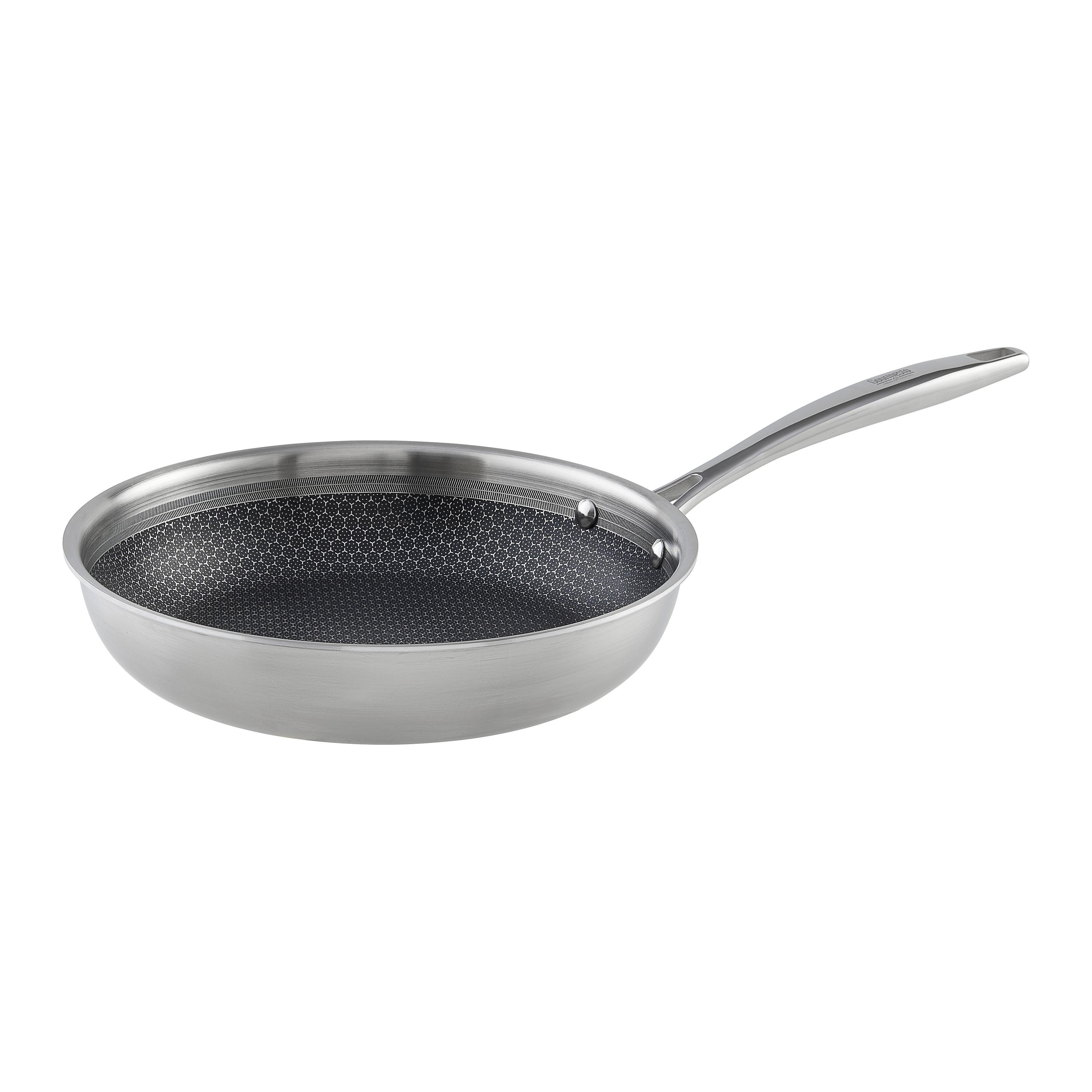Panvica na smaženie P/V: 24/5 CM - farba ušľachtilej ocele, Modern, kov (24/5cm) - Gourmesto