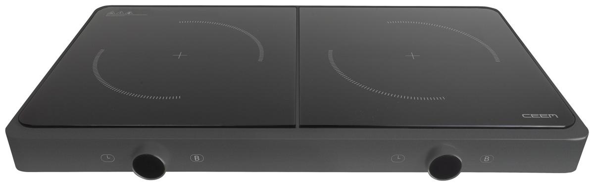 Ceem Induktionskochfeld Pih 200, B: 55 cm, mit Timer - Schwarz, Basics, Glas/Kunststoff (55/6,5/32cm) - CEEM