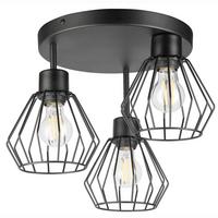 Deckenleuchte Audrey Schwarz Hochglanz - Basics (38/32cm)