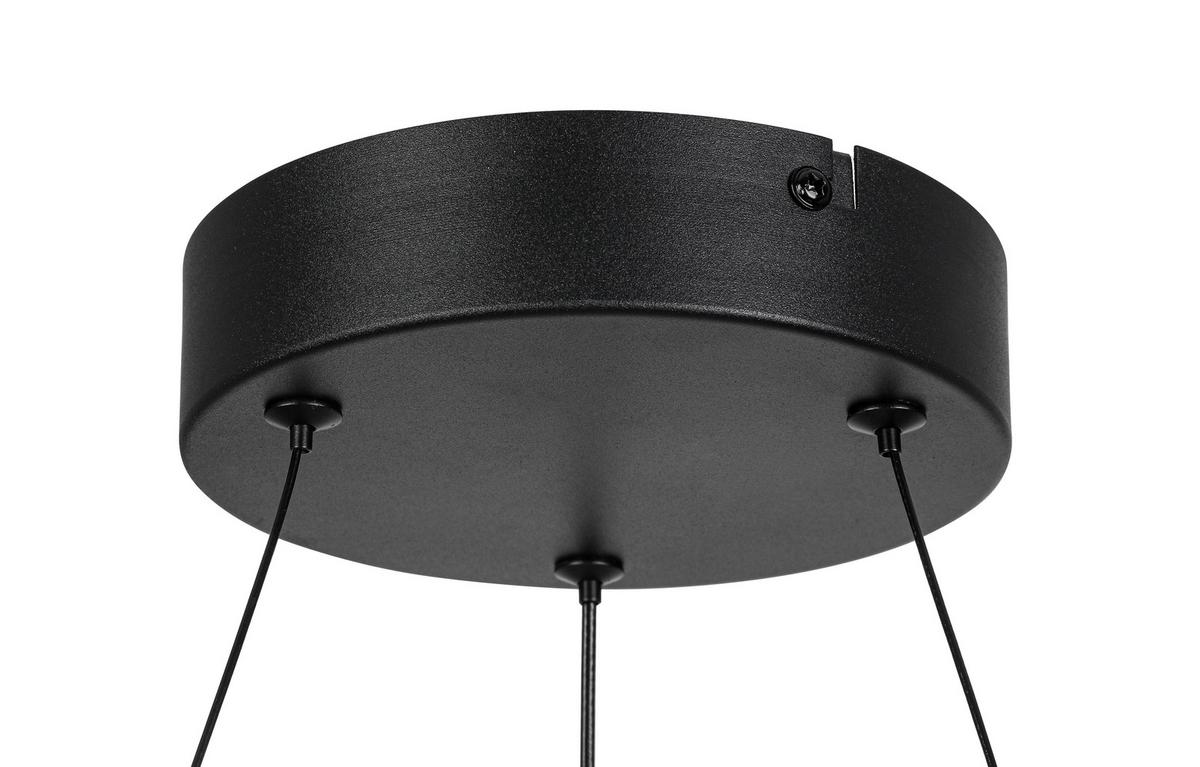 ZÁVESNÉ LED SVIETIDLO MOFER -AKT- - čierna, Modern, kov/plast (50/120cm) - Premium Living