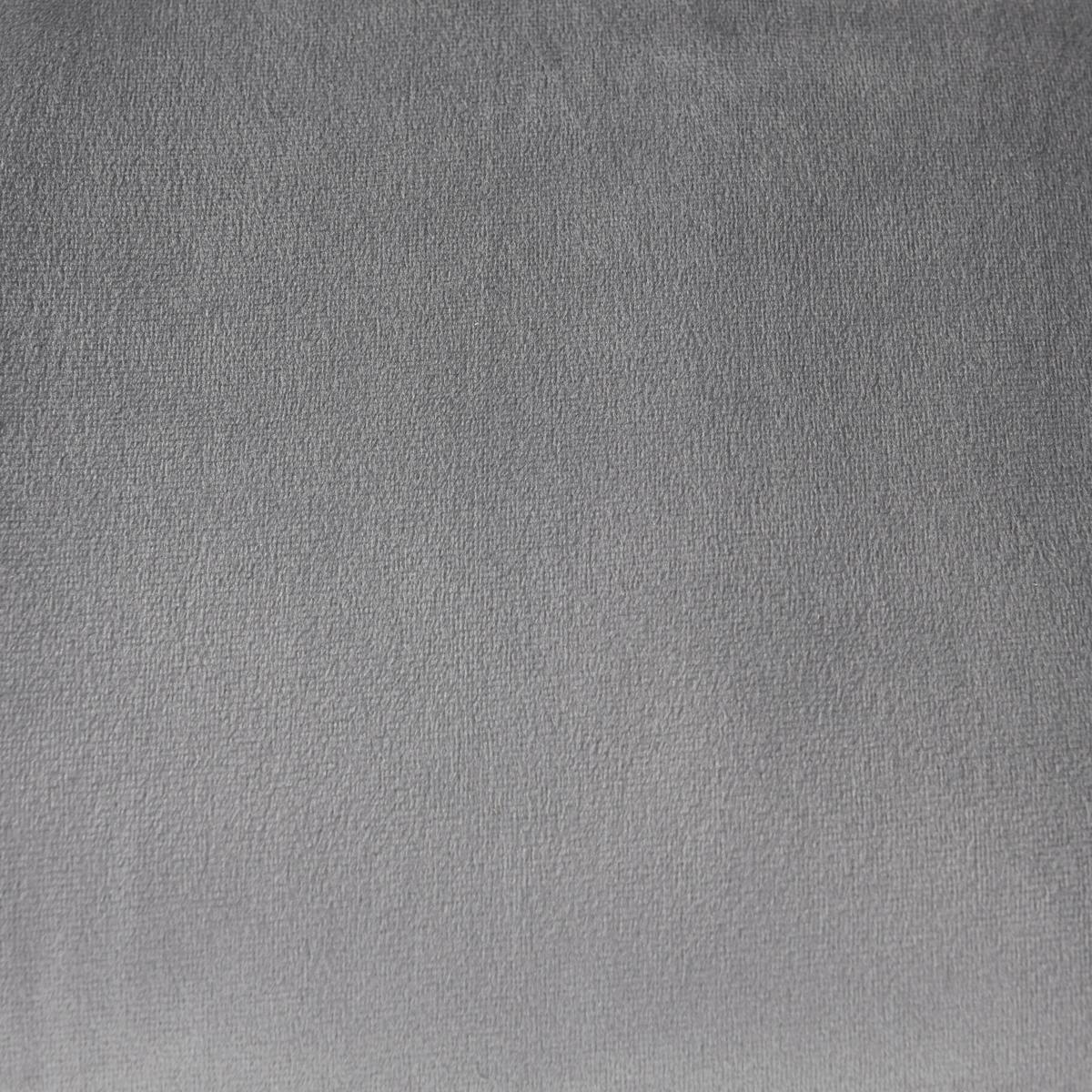 Štvorcová taburetka ELLIOT, sivá, max. do 120 kg - čierna/sivá, Modern, drevo/textil (46/41/46cm) - Mömax