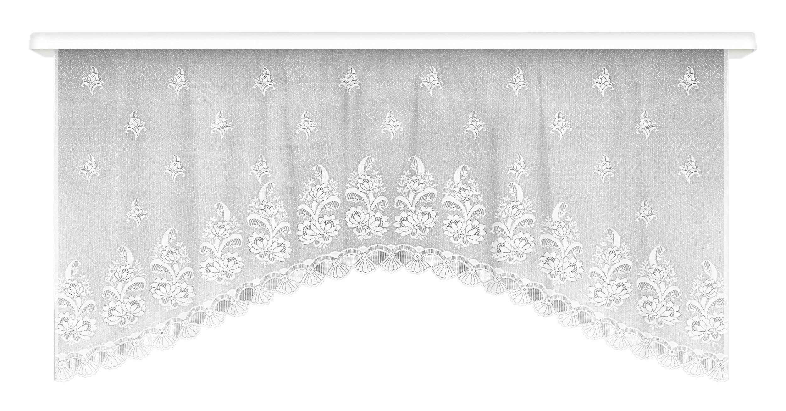 Store Andrea - Weiß, KONVENTIONELL, Textil (300/145cm) - Ondega