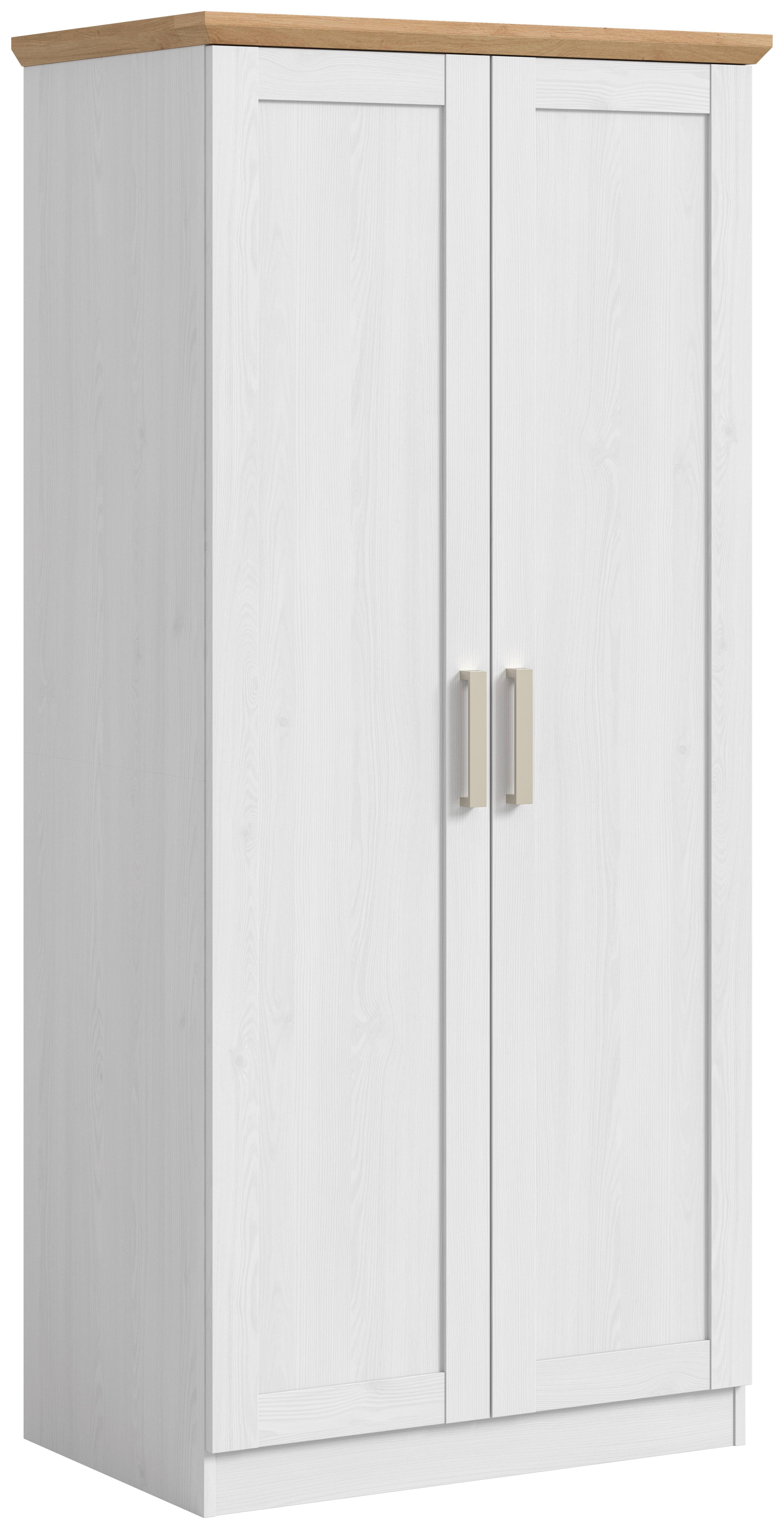 Drehtürenschrank Florenz Sibiu Lärche B: 84 cm - MODERN, Holzwerkstoff (84/185/54cm) - MID.YOU