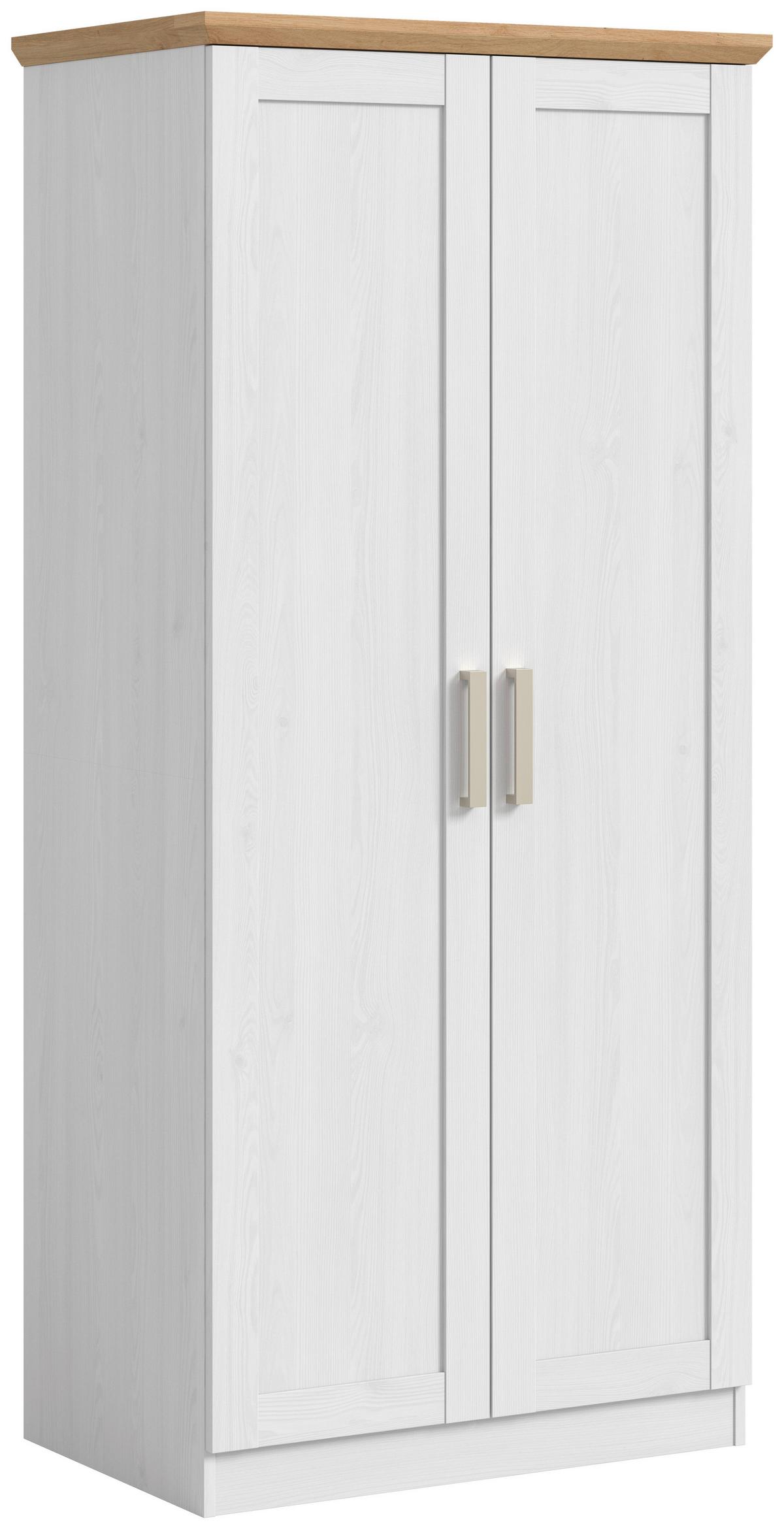 Drehtürenschrank Florenz Sibiu Lärche B: 84 cm - MODERN, Holzwerkstoff (84/185/54cm) - MID.YOU