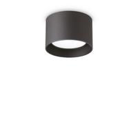 LED-Deckenleuchte Nero Schwarz D: 10 cm - Schwarz, Basics, Metall (10/6,5cm) - Ideal Lux