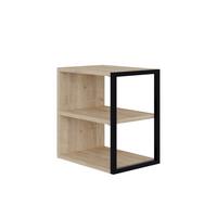 Beistelltisch Echo Eichefarben B: 30 cm - Eichefarben, Design, Holzwerkstoff/Metall (42/30/45cm) - Livetastic