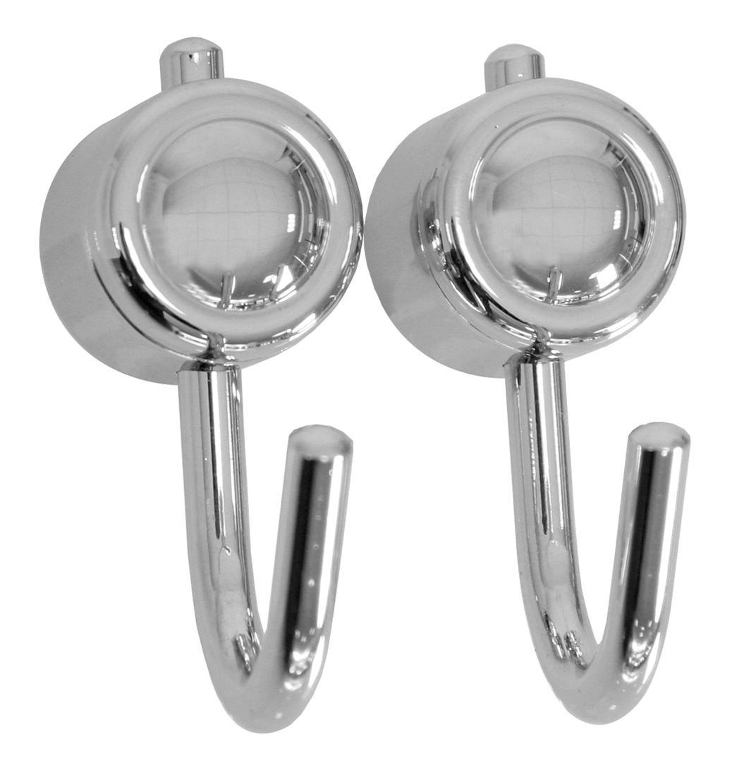 Haken Atlantik - Chromfarben, MODERN, Metall (7cm)