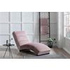 Relaxliege Chaiselongue, Rosa B: 170 Cm - Schwarz/Rosa, MODERN, Textil (170/82/60cm) - Livetastic