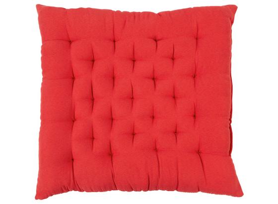 Ülőpárna Agatha - Piros, konvencionális, Textil (40/40/6cm) - Ombra Ülőpárna Agatha - Piros, konvencionális, Textil (40/40/6cm) - Ombra