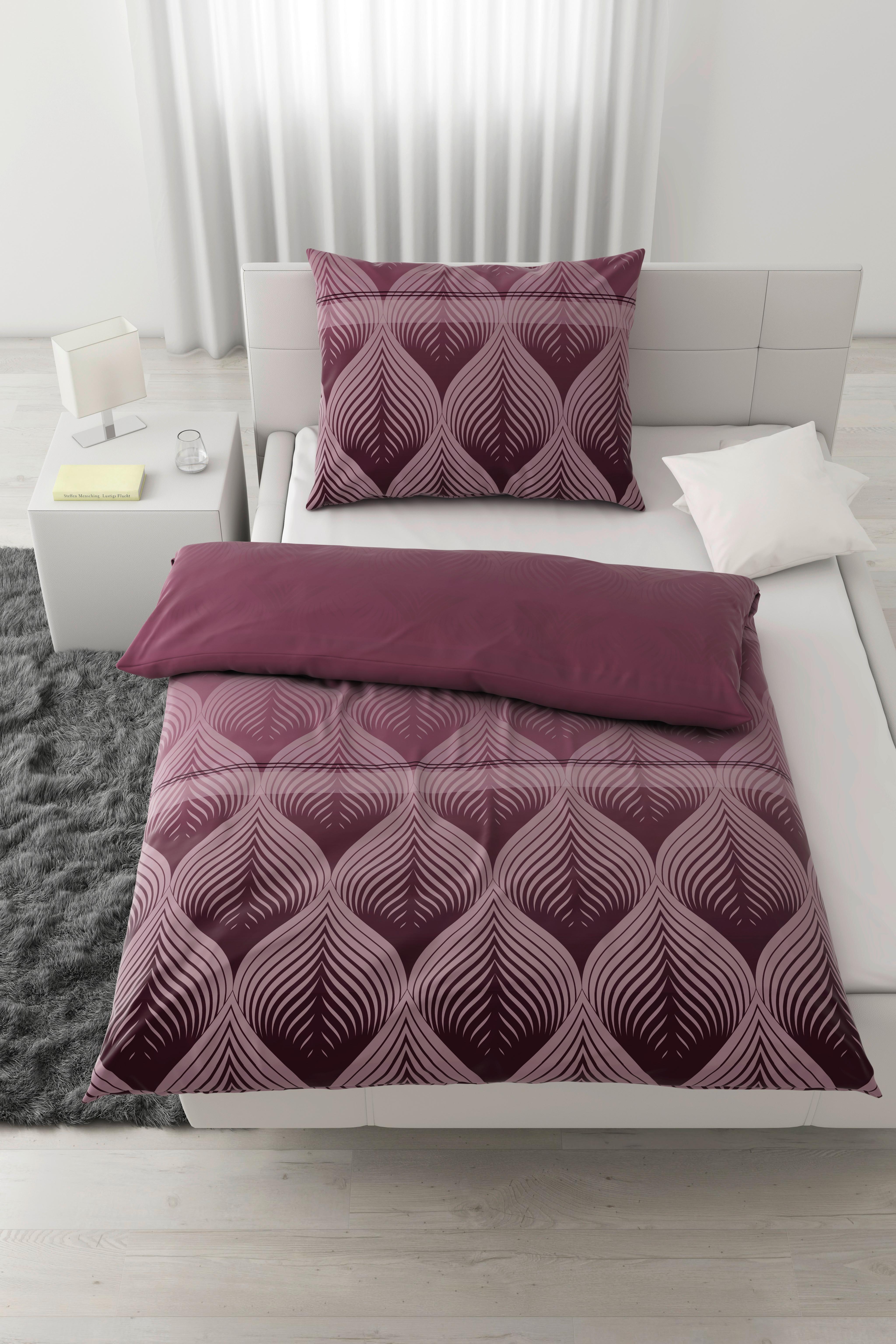Povlečení Domps, 70/90 140/200cm - světle fialová, Moderní, textil (140/220cm) - Modern Living