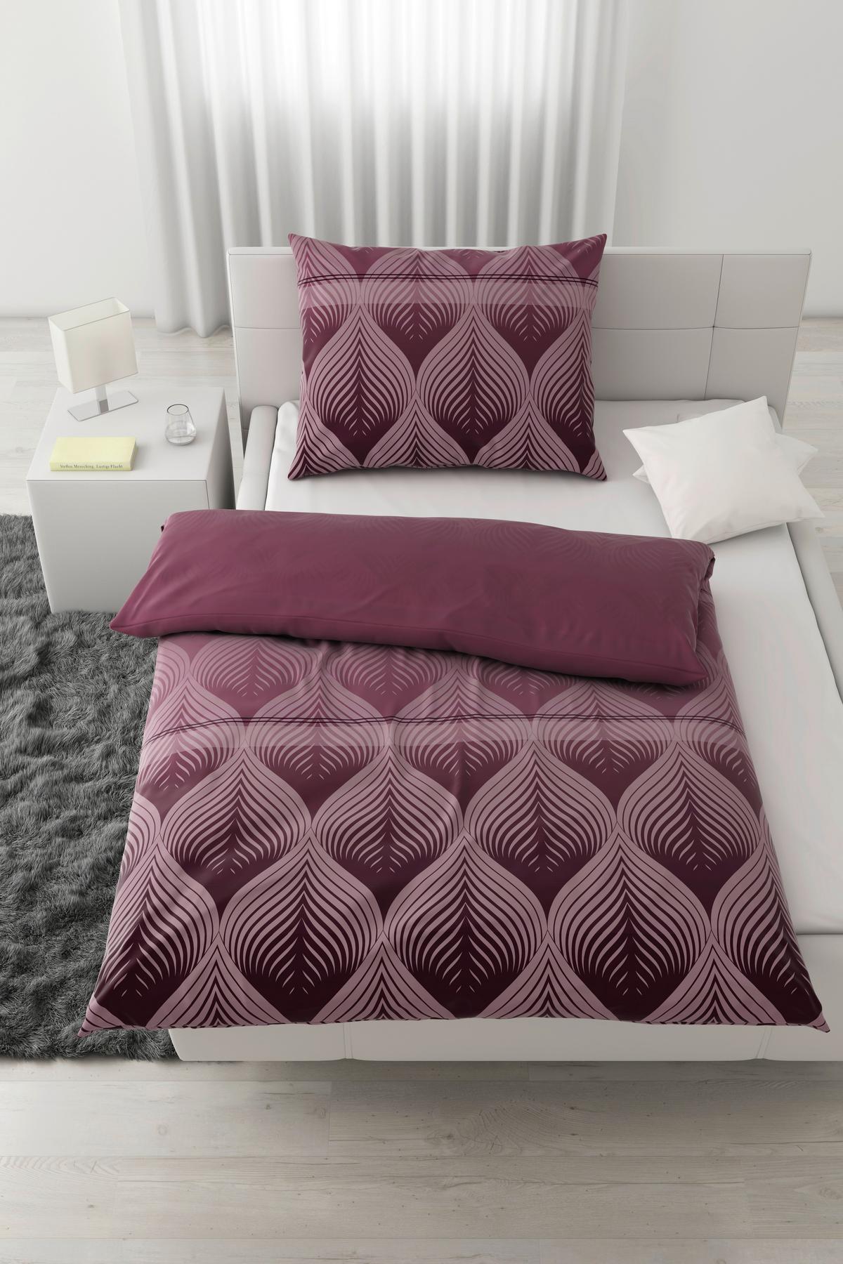 Povlečení Domps, 70/90 140/200cm - světle fialová, Moderní, textil (140/220cm) - Modern Living