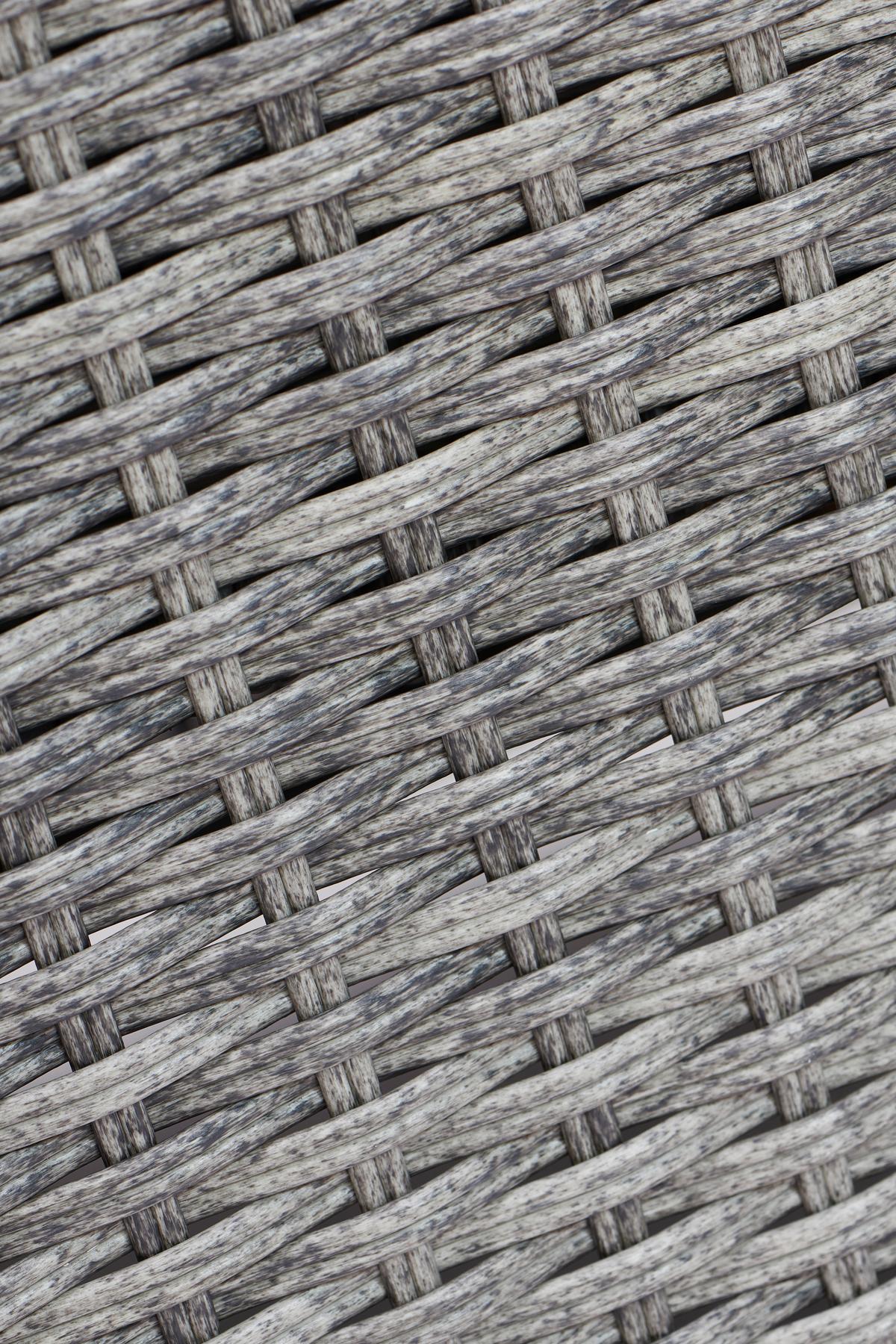 Lounge Garnitúra Malta - sötétszürke/szürke, Modern, műanyag/Üveg (145/68/70cm) - Beldano