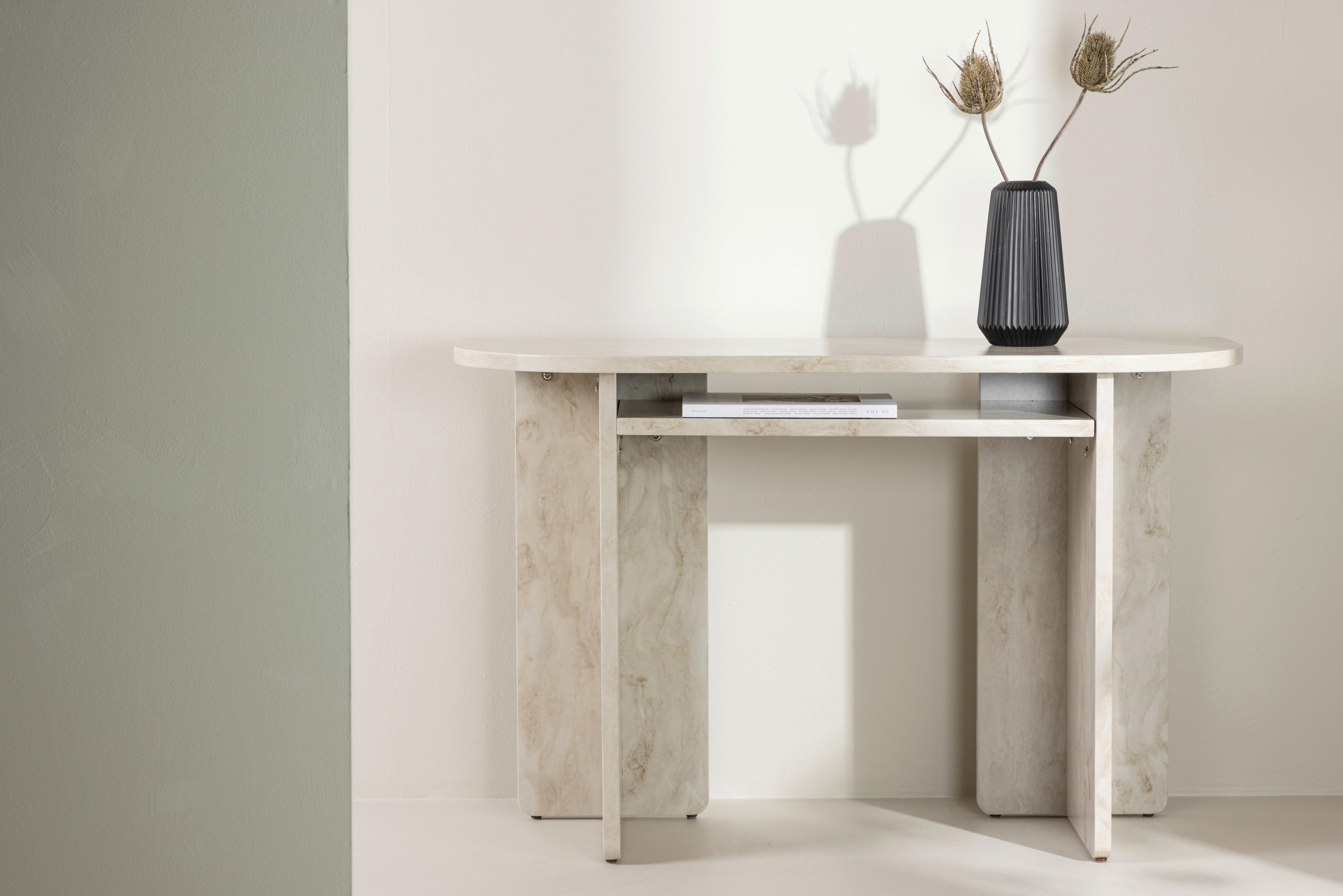 Konsolentisch Alesund Holz Dekor B: 40 cm - Design (120/40/75cm) - Livetastic
