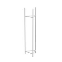 Blumenständer Aluminium Weiß BxHxT: 23x90x23 cm - Weiß, Basics, Metall (23/90/23cm)