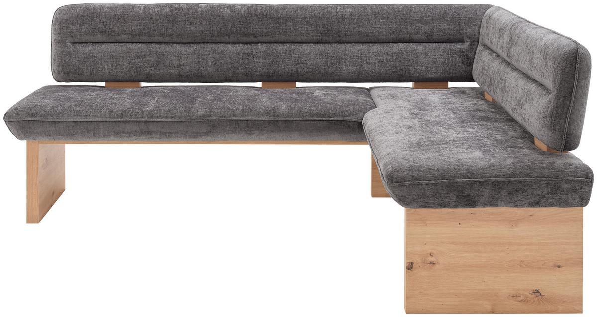 Eckbank Beluna Ii - Eichefarben/Anthrazit, KONVENTIONELL, Holz/Textil (212/170cm) - James Wood