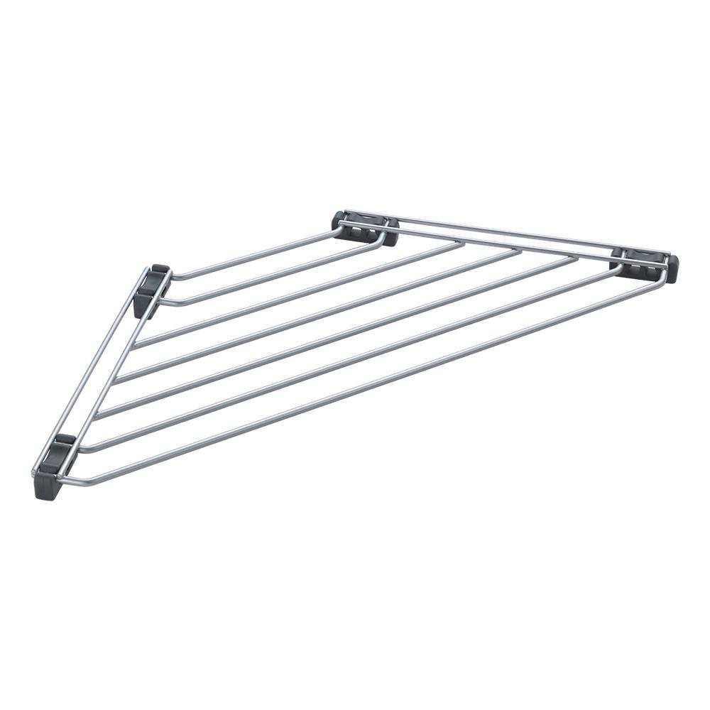 Mosogatóra Tárolópolc Corner-Tex - Basics, műanyag/fém (43/17/2cm) - Metaltex