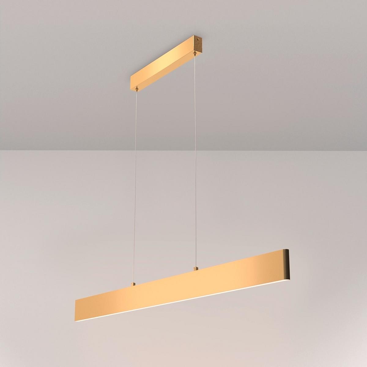 Hängeleuchte Step - Goldfarben, Basics, Metall (118,5/4/8cm) - MAYTONI