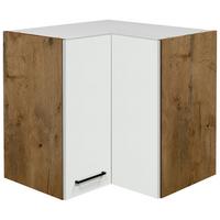 Rohová horná skrinka AVILA AVILA HE 60 - čierna/magnóliová, Konventionell, kov/kompozitné drevo (60/54,8/32cm) - FlexWell