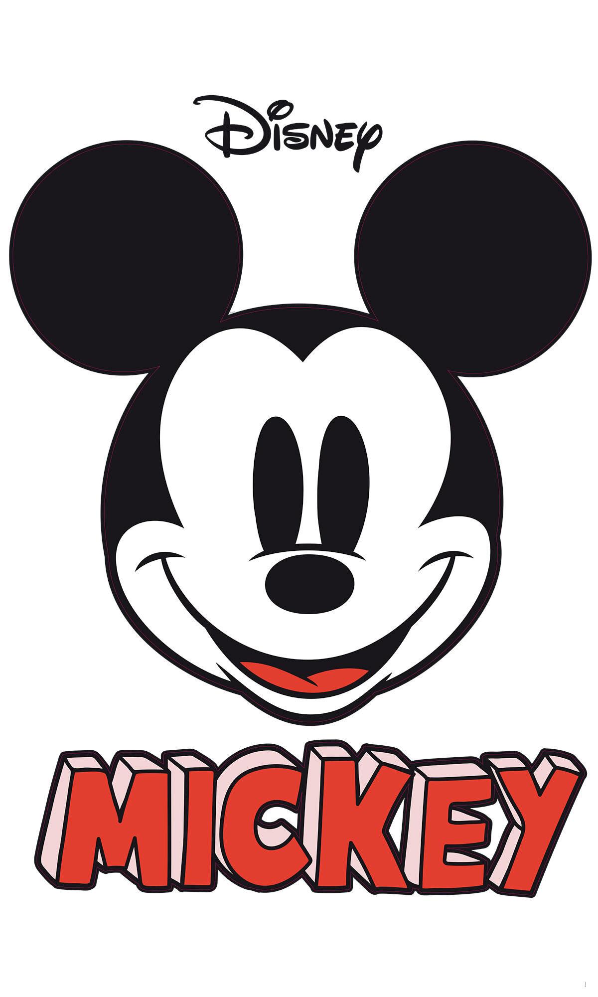 Fototapete 12417 Mickey Smile Xxl - Multicolor, Trend, Papier (127/200cm) - Komar