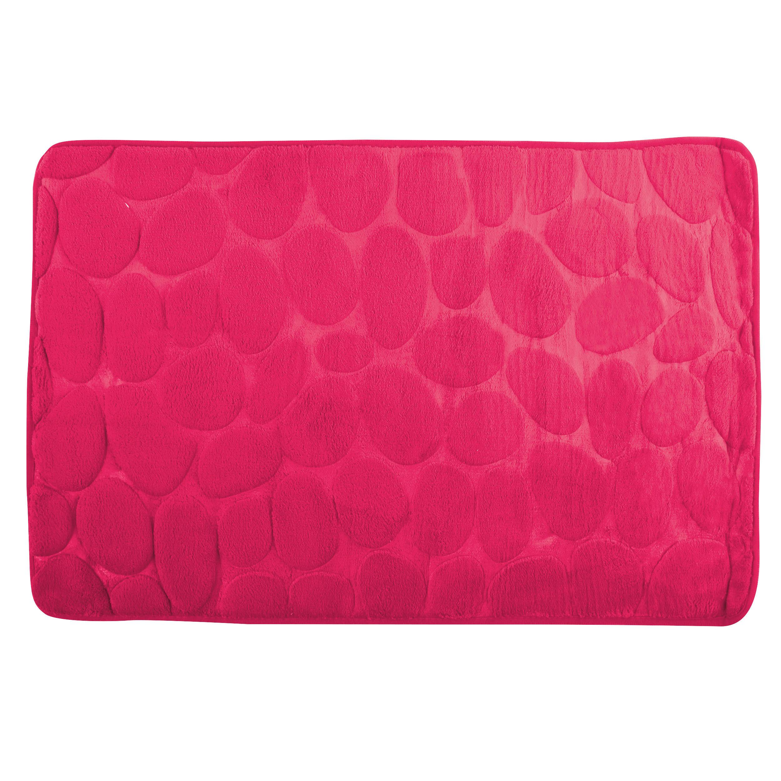 BADEMATTE GALETS PINK - Pink, Basics, Textil (50/80cm) - MSV