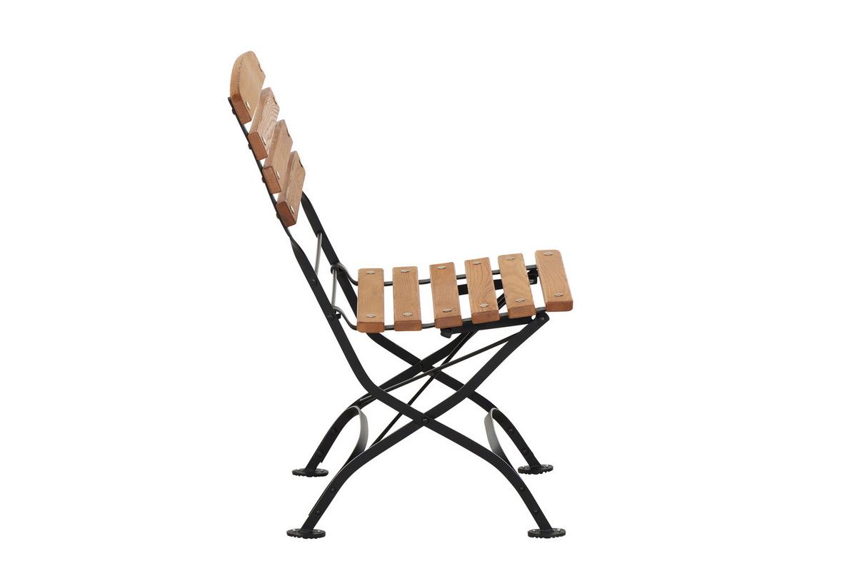 Gartenklappstuhl N05789 - Robinienfarben/Schwarz, KONVENTIONELL, Holz/Metall (60/87/57cm) - Siena Garden