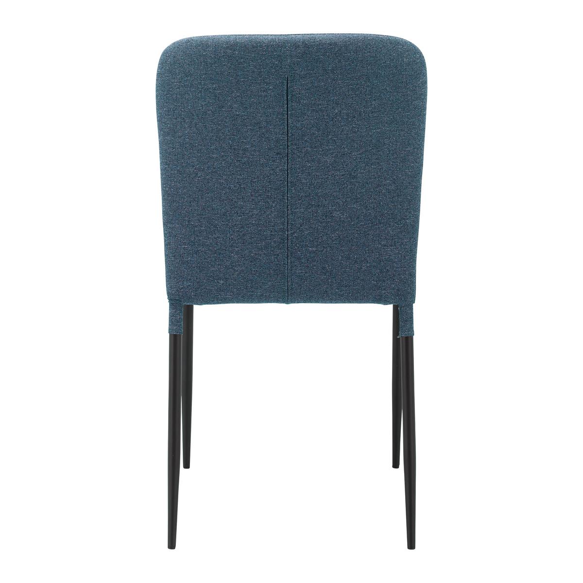 Stolička NIO modrá - čierna/modrá, Modern, kov/drevo (43/86/53cm) - Bessagi Home