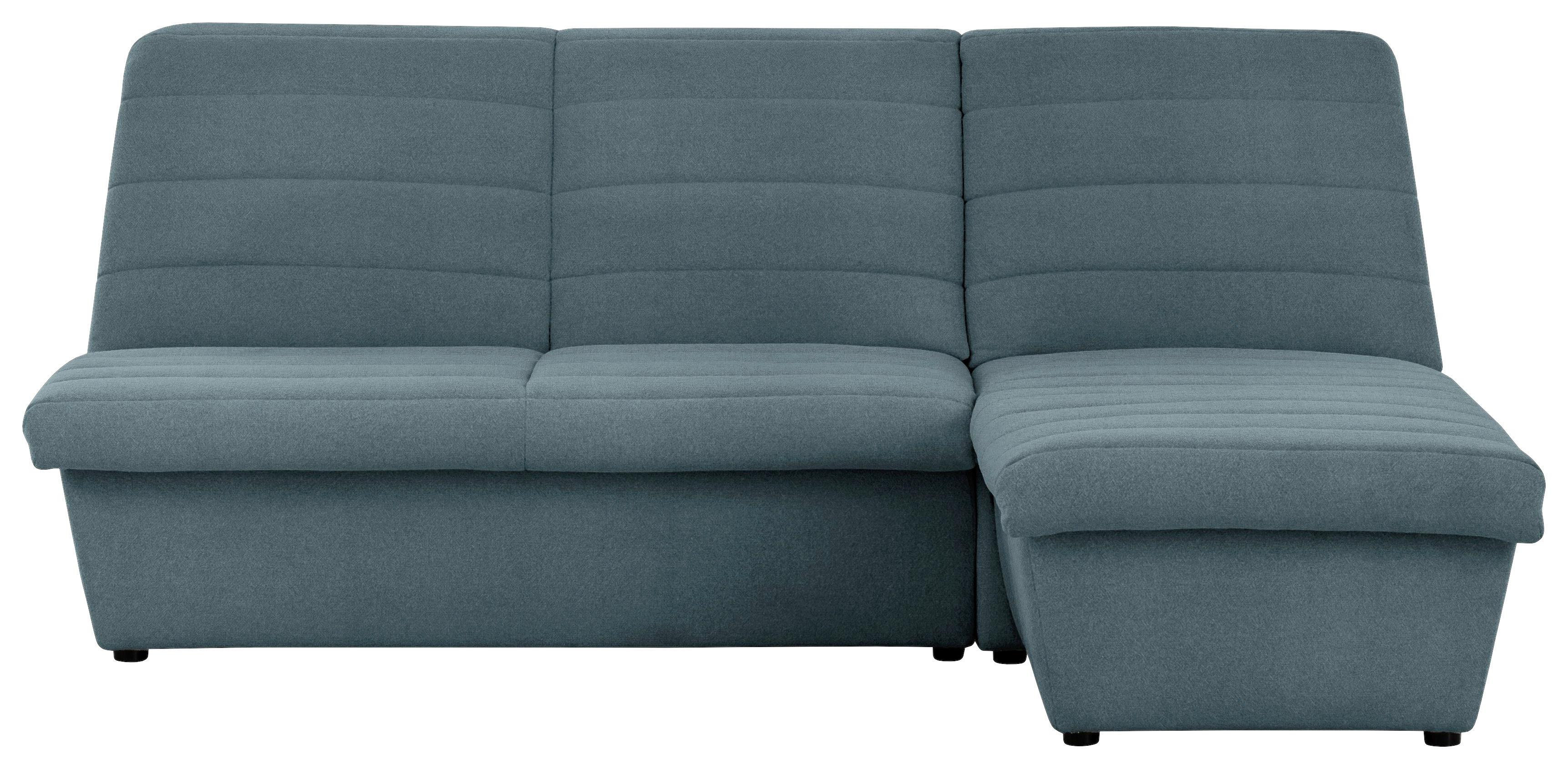Ecksofa Looks Viii - Petrol/Schwarz, Design, Textil (214/168cm) - LOOKS by W.Joop